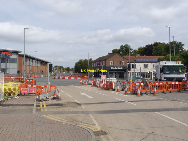 Photo 6"x4" Middle Street\/Station Road crossroads Beeston\/SK5236 c2013