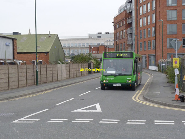 Photo 6"x4" Summer Leys Road, diverted bus service Nottingham\/SK5641 c2013