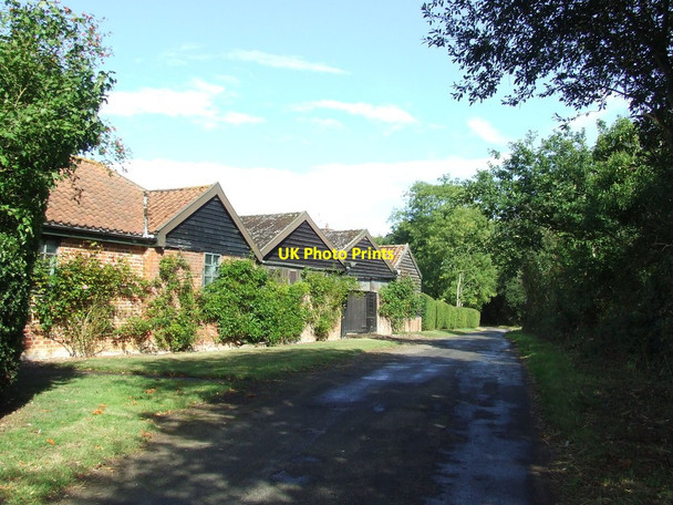 Photo 6"x4" Farm Buildings Clopton Corner c2013