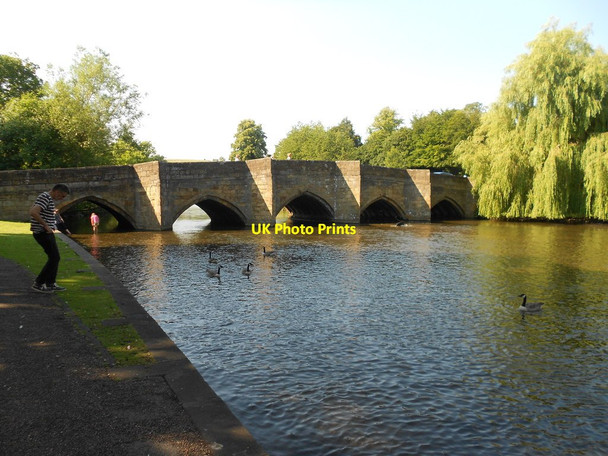 Photo 6"x4" River Wye Bakewell c2013