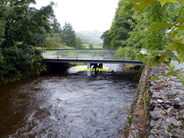 Photo 6"x4" Bridge across the River Sprint leading to Beech Hill Garnett Bridge c2013
