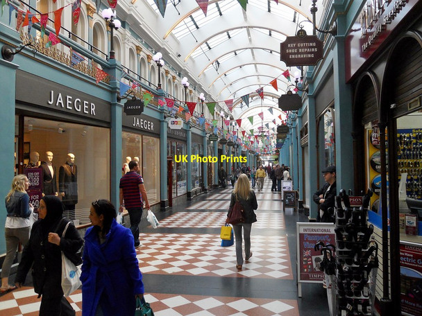 Photo 6"x4" Birmingham-Great Western Arcade Birmingham c2013