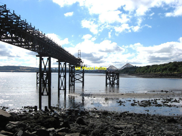 Photo 6"x4" Disused Pier Inverkeithing c2013