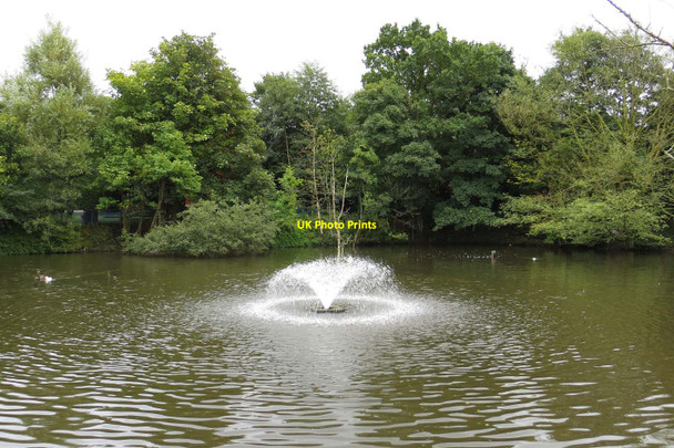 Photo 6"x4" The pond at Oswaldtwistle Mills Oswaldtwistle c2013