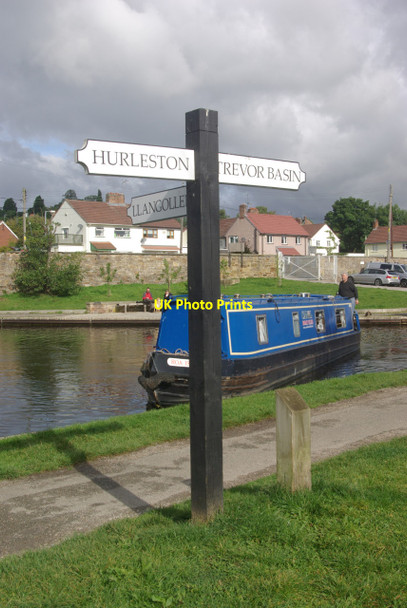 Photo 6"x4" Llangollen Canal, Trevor Pont Cysyllte c2013