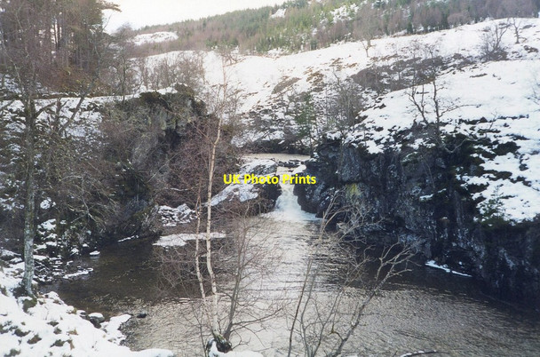 Photo 6"x4" The Linn of Pattack Kinloch Loggan c2000