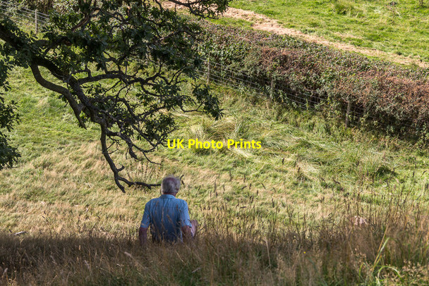Photo 6"x4" Getting down from The Mount, Hundred House, Powys Hundred House c2013