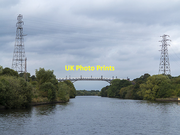 Photo 6"x4" Manchester Ship Canal near Warburton Lymm c2013