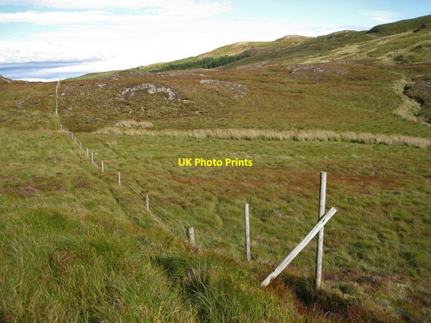 Photo 6"x4" Moorland fence Totardor c2013