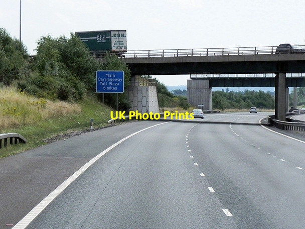 Photo 6"x4" A5 Bridge over M6 Toll Road Brownhills\/SK0405 c2013