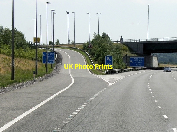 Photo 6"x4" M6 Toll Road, Exit at Junction T4 Little Hay c2013