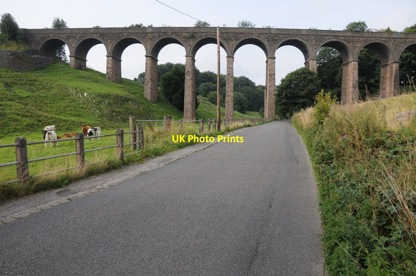 Photo 6"x4" Railway viaduct just outside Buxton Buxton\/SK0673 c2013