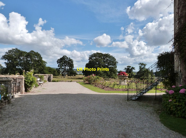 Photo 6"x4" Formal Garden, Powderham Castle South Town\/SX9683 c2013