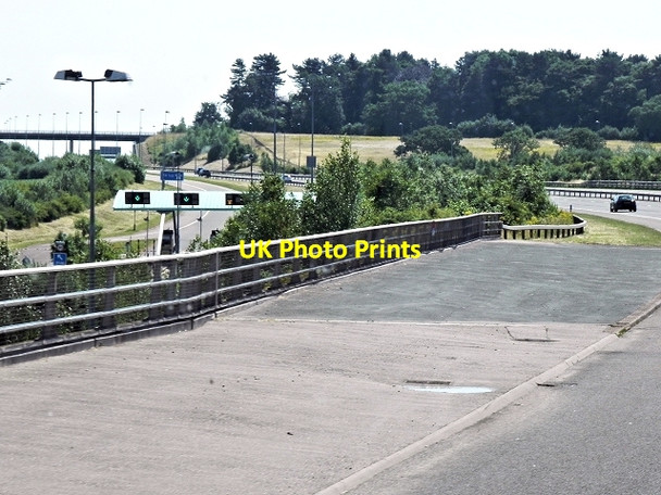 Photo 6"x4" M6 Toll Road, Grove End Sutton Coldfield c2013