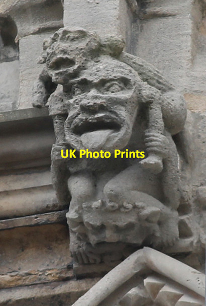 Photo 6"x4" Grotesques, Lincoln Cathedral Lincoln c2013