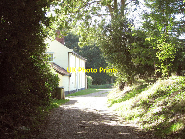 Photo 6"x4" Footpath past Star House Hellington c2013