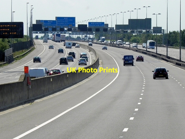 Photo 6"x4" M6 Toll Road and M42 Southbound near Curdworth Curdworth c2013