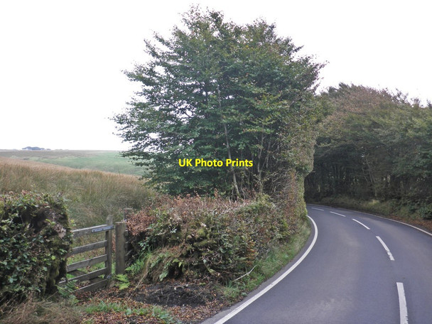 Photo 6"x4" Sharp bend on the B3358 Challacombe\/SS6940 c2013