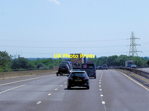 Photo 6"x4" Southbound M6 near Longford Bedworth c2013