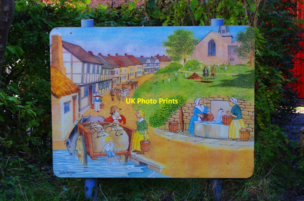 Photo 6"x4" The Wells (3) - artist's impression, off Church Street, Cleobury Mortimer, Shrops Cleobury Mortimer c2012
