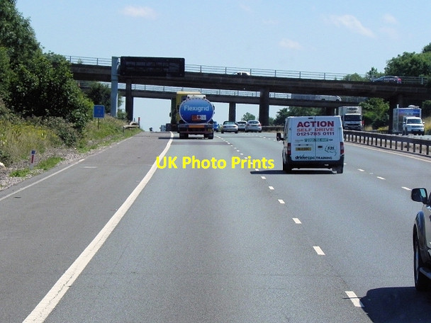 Photo 6"x4" M6 Southbound, Junction 1 Churchover c2013