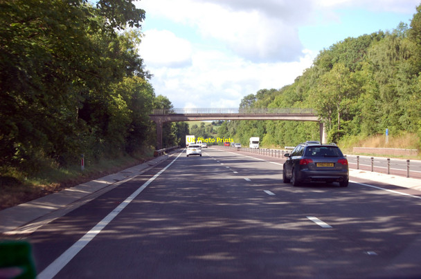 Photo 6"x4" A40 footbridge near Mitchel Troy Monmouth\/Trefynwy c2013