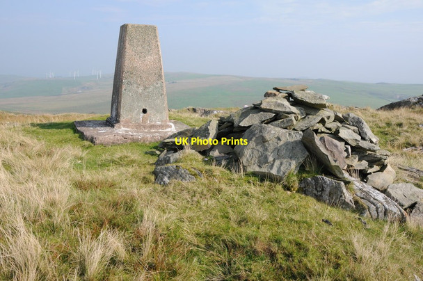 Photo 6"x4" Trig Point on Garreg-hir Maesypandy c2013