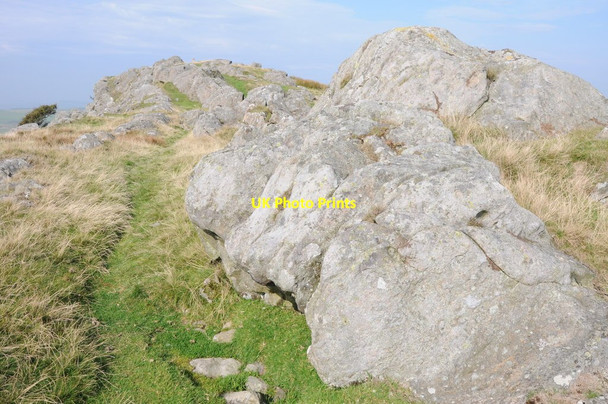 Photo 6"x4" Rocks on Craig y Llyn-mawr Maesypandy c2013