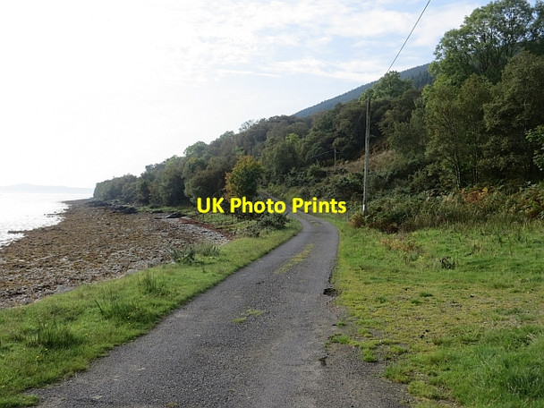 Photo 6"x4" Road beside Loch Striven Inverchaolain c2013