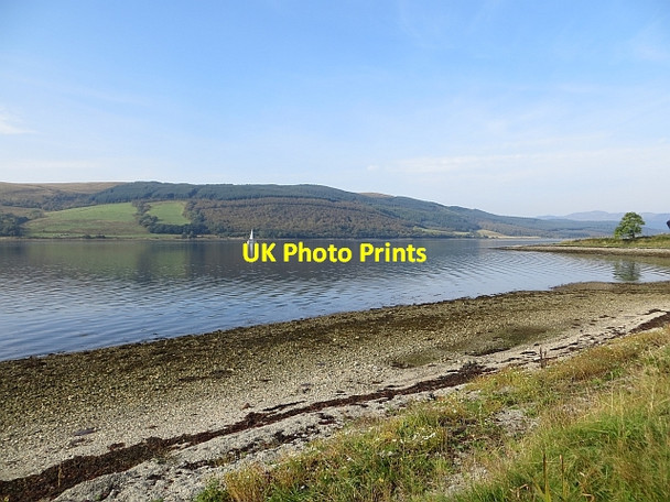 Photo 6"x4" Beach, Bargehouse Point Colintraive c2013