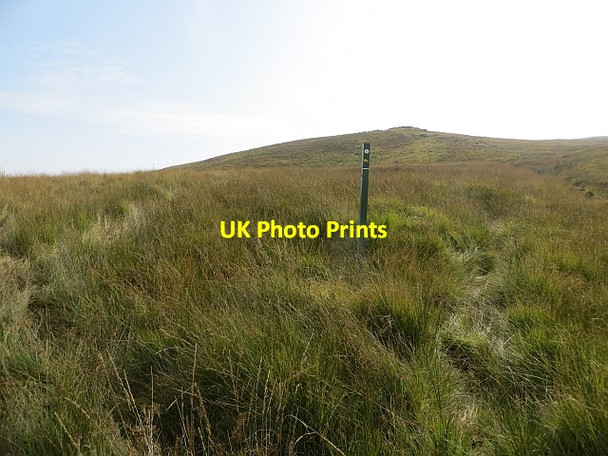 Photo 6"x4" Waymark in the bog St Colmac c2013
