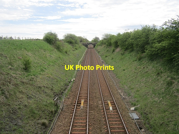 Photo 6"x4" Glasgow to Kilmarnock railway Lugton\/NS4152 c2013