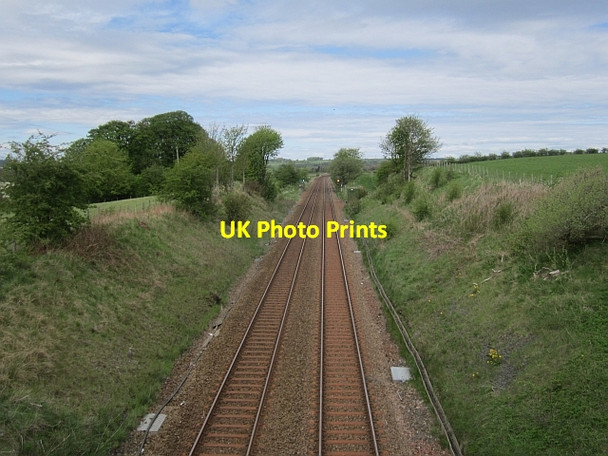 Photo 6"x4" Glasgow to Kilmarnock railway Lugton\/NS4152 c2013 P1