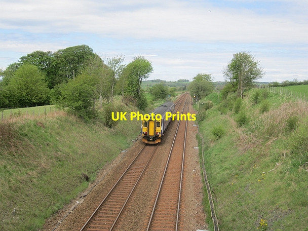 Photo 6"x4" Glasgow to Kilmarnock railway Lugton\/NS4152 c2013 P2