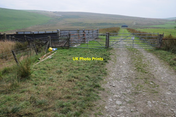 Photo 6"x4" Upland track near Waun y Llyn Hendre\/SN9799 c2013