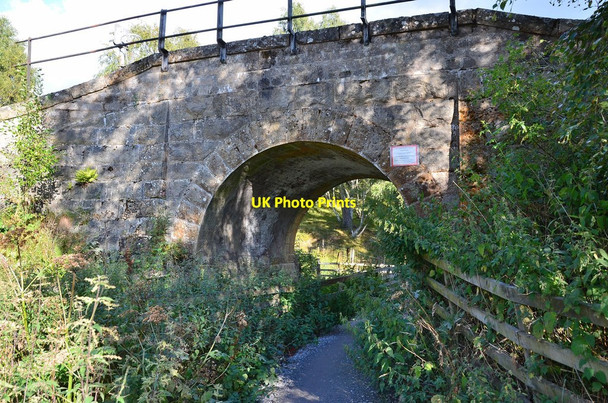 Photo 6"x4" Railway bridge north of Aviemore Dalfaber c2013