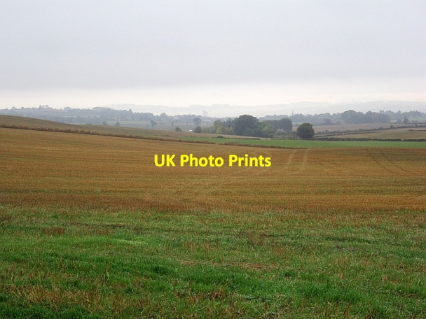 Photo 6"x4" Field beneath East Hall Fernie\/NO3115 c2013