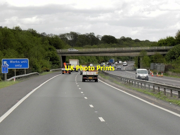 Photo 6"x4" M26, Otford Road (A225) Bridge Dunton Green c2013