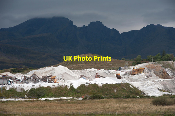 Photo 6"x4" The Skye marble Quarry at Torrin Torrin\/Na Torrin c2013