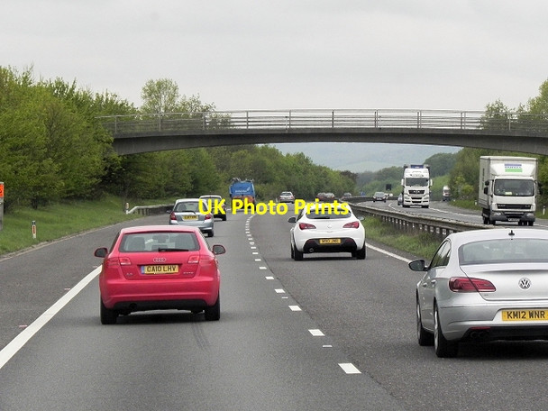 Photo 6"x4" Footbridge over the M26 near Heaverham Heaverham c2013