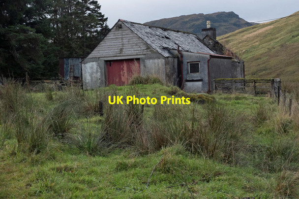 Photo 6"x4" Ruined building at Moyle Ratagan c2013
