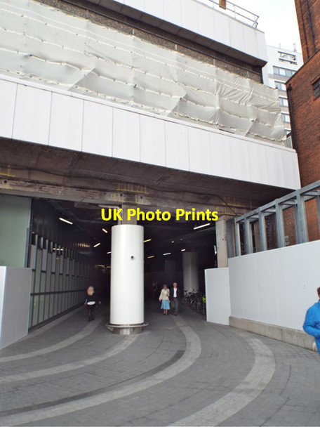 Photo 6"x4" Walkway under the northeast corner of New Street station Birmingham c2013