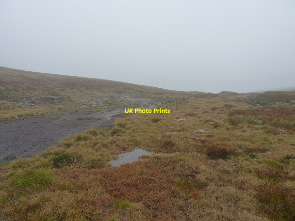 Photo 6"x4" Peaty bealach at 883m Braigh Coire an Stuic Ghuithais c2013