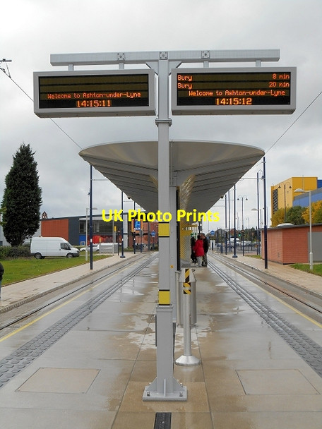 Photo 6"x4" Ashton-Under-Lyne Metrolink Terminus Ashton-Under-Lyne c2013