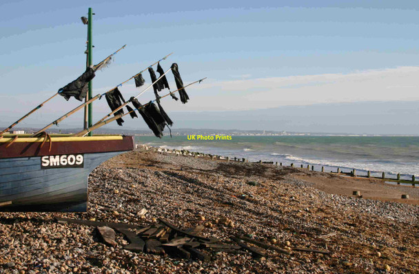 Photo 6"x4" Worthing Beach to Rottingdean East Worthing c2006