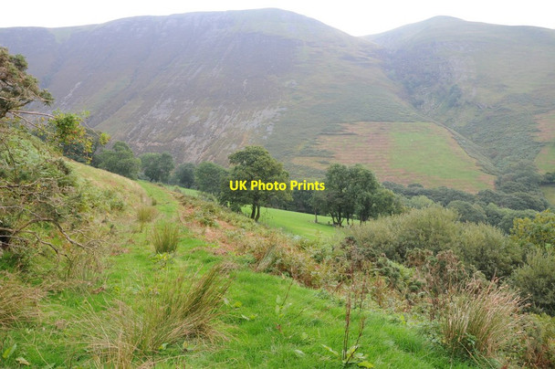 Photo 6"x4" Mountainside above Llanymawddwy Llanymawddwy c2013