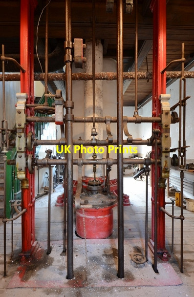 Photo 6"x4" Parkandillick Beam Engine Treviscoe c2013