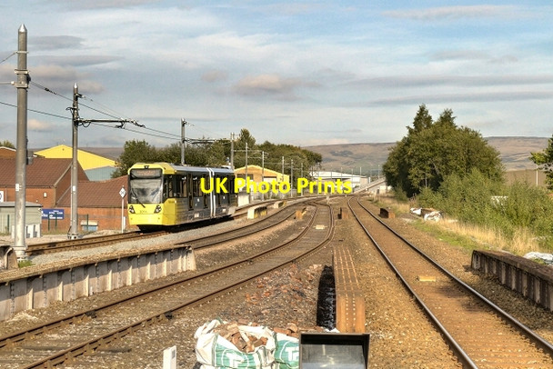 Photo 6"x4" Tram near Rochdale Railway Station Rochdale c2013