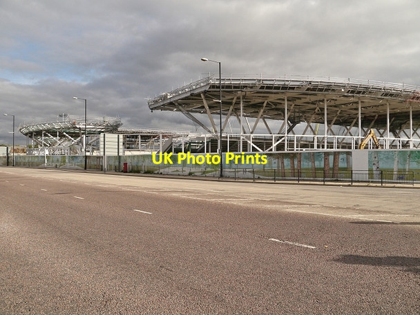 Photo 6"x4" Manchester City Training Academy Construction, Ashton New Road Droylsden c2013