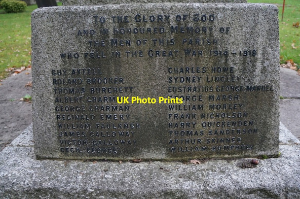 Photo 6"x4" The war memorial  at Blindley Heath Blindley Heath c2013